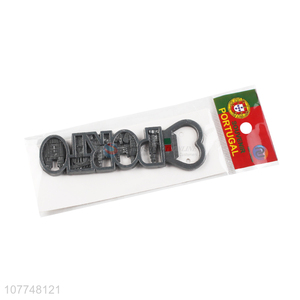 Hot Selling Decorative Zinc Alloy Fridge Magnet With Bottle Opener