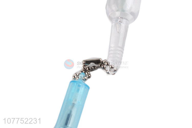 New arrival bottle pendant plastic gel ink pen student stationery