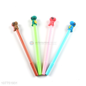 Low price cartoon dinosaur gel ink pen kawaii cartoon gel pens