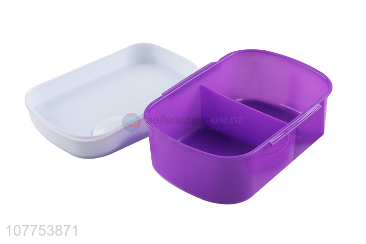 Cool Design Plastic Lunch Box With Spoon And Lock