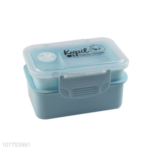 New Style Plastic Lunch Box Cheap Bento Box With Spoon