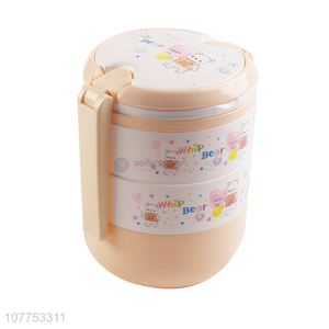 Wholesale Large Capacity Three-Layer Lunch Box With Lock