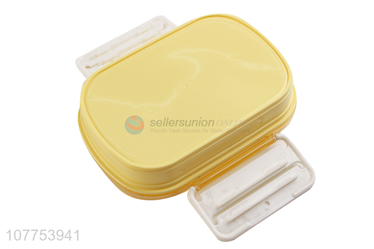 Wholesale 3 Layers Lunch Box Cheap Bento Box With Spoon