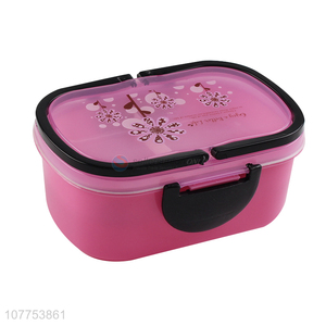 Wholesale Two Layers Lunch Box With Lock And Handle