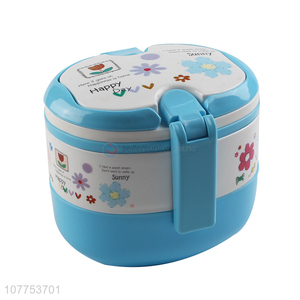 Cartoon Printing 3 Layers Lunch Box Fashion Bento Box