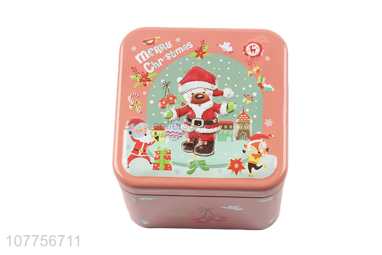 Popular Christmas Printing Tin Box Festival Gift Box Candy Box