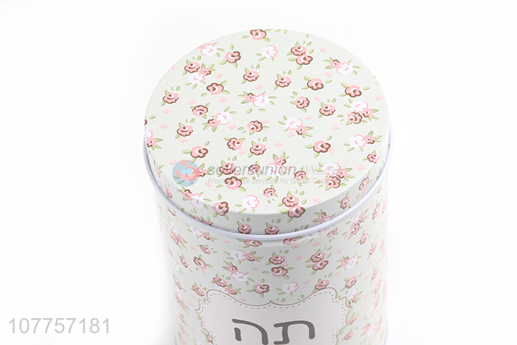 Good Sale Cylindrical Jar Fashion Tin Can Tea Jar