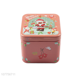 Popular Christmas Printing Tin Box Festival Gift Box Candy Box