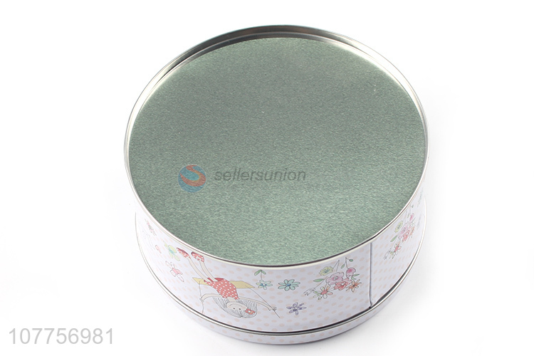 Good Sale Round Tin Can Best Candy Box Storage Box