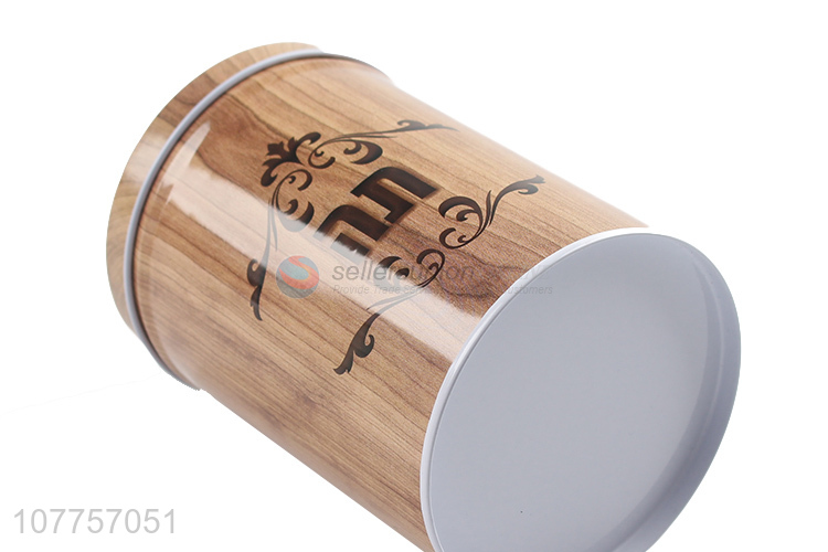 High Quality Cylindrical Tin Can Storage Jar For Household