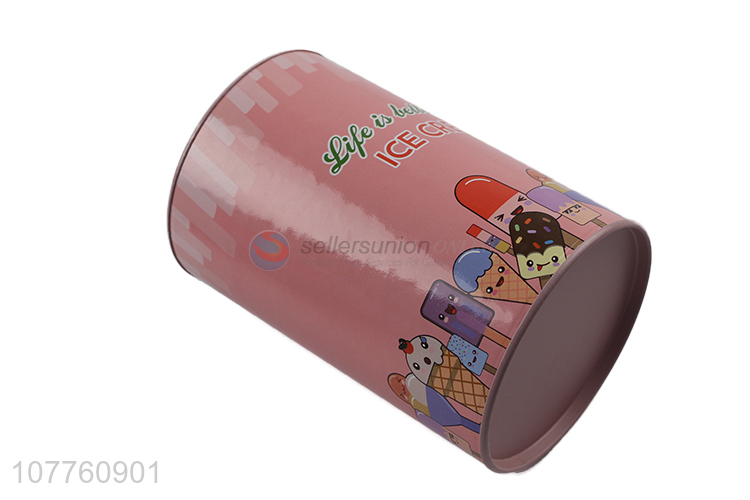 Pink cartoon paper piggy bank children piggy bank storage tank