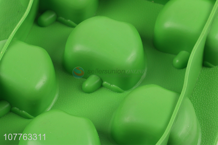 Good quality apple shape silicone ice cube mould ice block mold