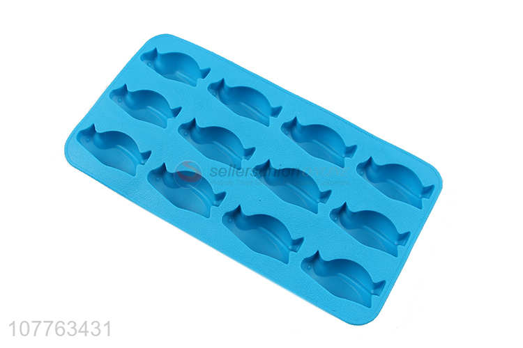 Good sale penguin shape silicone ice cube mould ice block mold