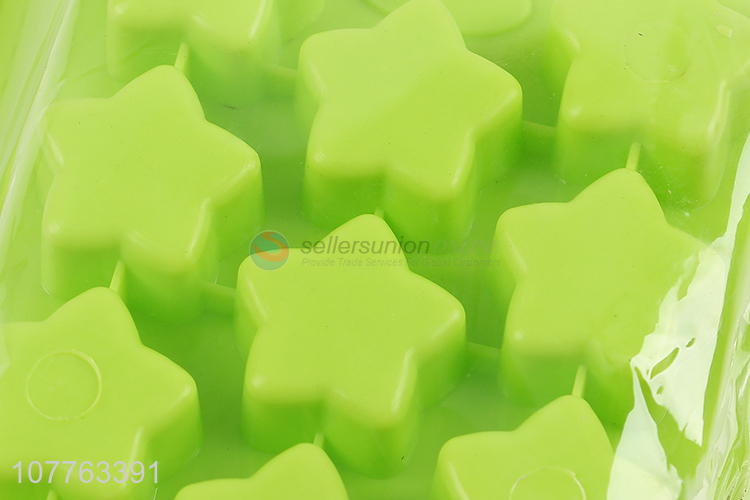 Factory price star shape silicone ice cube mould ice block mold