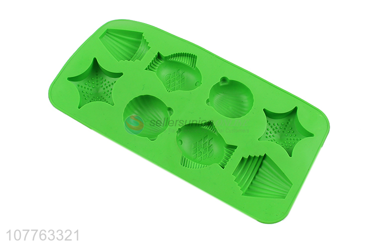 Hot sale sea animal shape silicone ice cube tray ice block mold