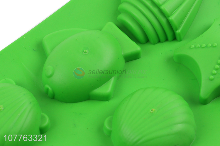 Hot sale sea animal shape silicone ice cube tray ice block mold