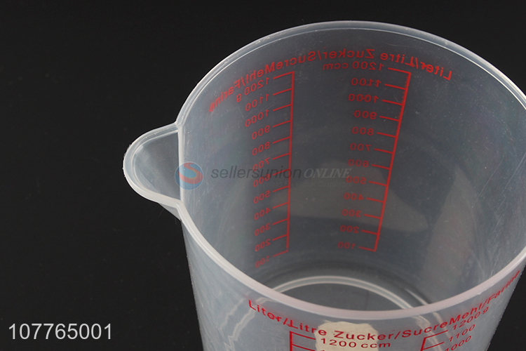 New arrival 1200ml plastic measuring cup measuring cup jug