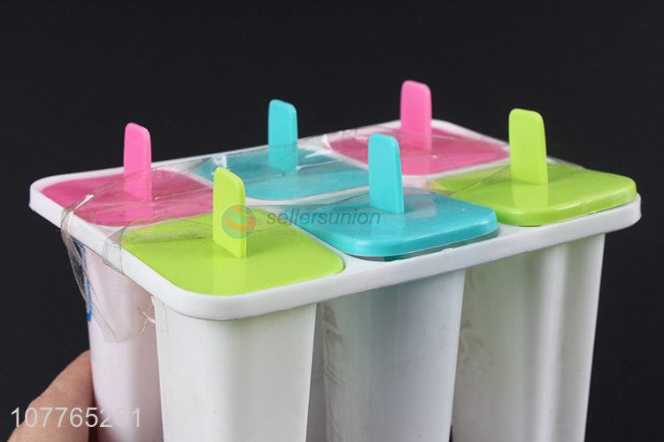 Factory direct sale 6 pieces popsicle mold ice sucker mold