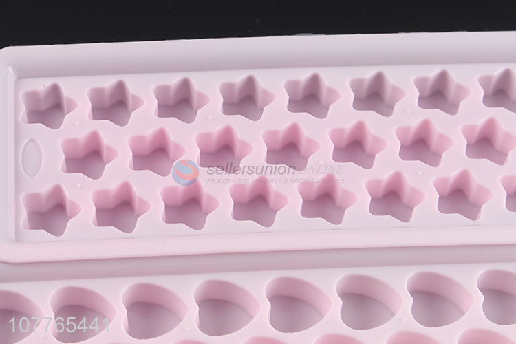 Hot selling 2 packs food grade silicone ice cube tray ice block mold