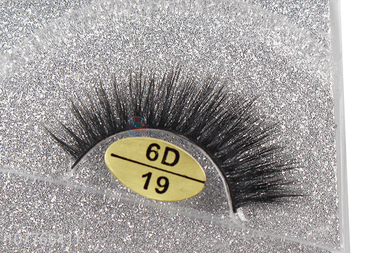 Premium mink false eyelashes cross onion paper 6D silver false eyelashes