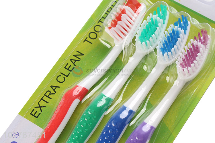 Top sale colourful soft adult toothbrush for household