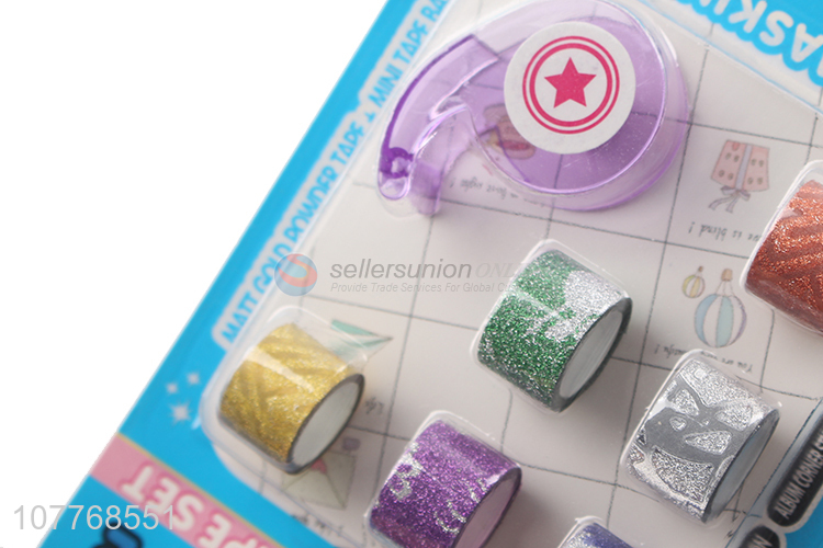 Factory direct sale sequin printed paper tape with tape divider set