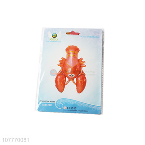 Low price foil sea food animal big lobster balloon