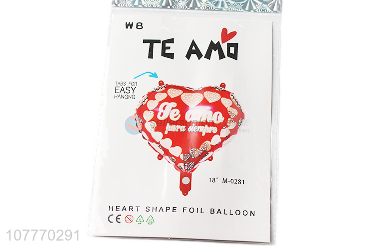 Good selling heart shape wedding foil balloon for decoration