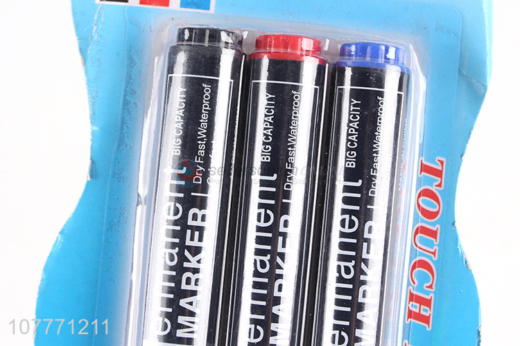 Good Sale 3 Pieces Permanent Marker Best Marking Pen Set