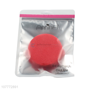 Low price round shape makeup tools powder puff