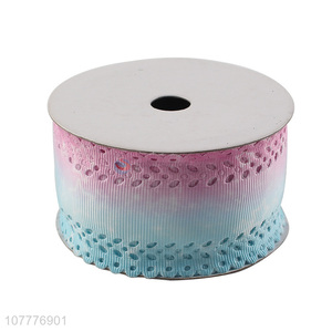 New arrival 40mm hollow grosgrain ribbon garment accessories