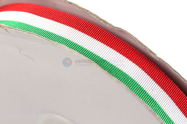 Most popular 15mm stripe pattern grosgrain ribbon diy handmade ribbon