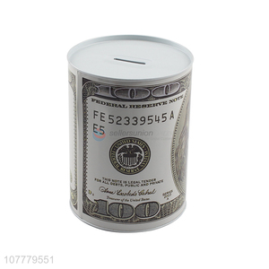 Simple Style Cylinder Piggy Bank Cheap Saving Pot