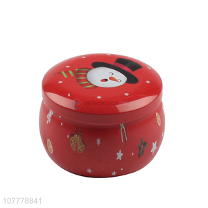 Fashion Christmas Decoration Candle Tin Jar Candle Holder