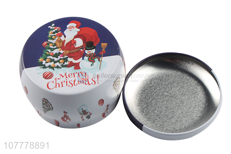 Popular Christmas Gift Packing Tin Case Best Candle Jar