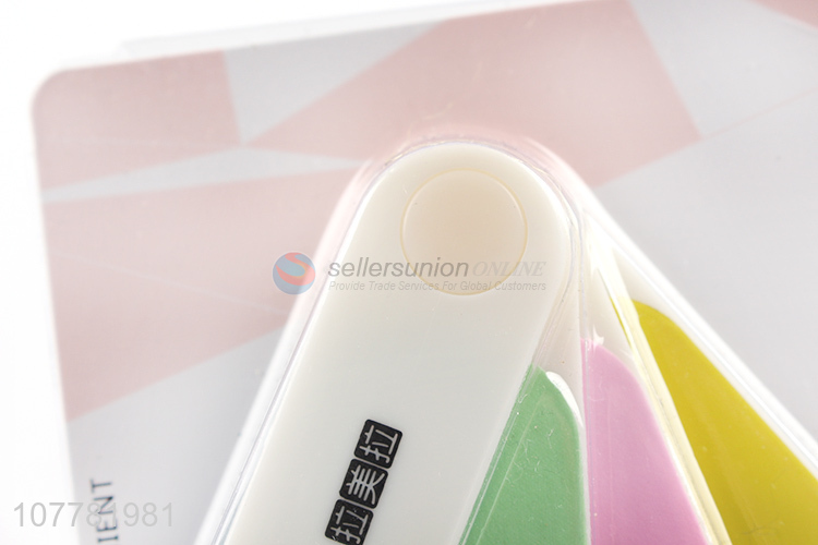 Professional colourful polished nail file