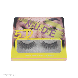 High quality silk synthetic fiber 5D flase eyelash fake eyelashes