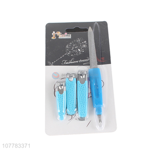 Wholesale manicure pedicure set nail clipper nail file set