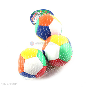 Wholesale 3 inch mini football set children outdoor toy ball set