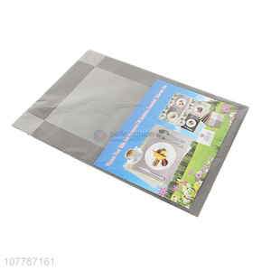 Wholesale grey household pvc teslin placemat table decoration
