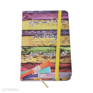 Retro design student hand account notebook doodle notebook