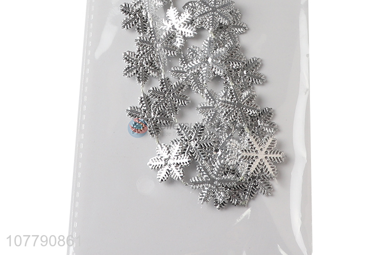 Popular product silver snow hanging christmas accessory