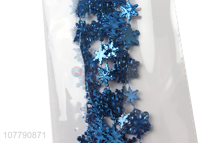 Good sale blue snow christmas decorations for home