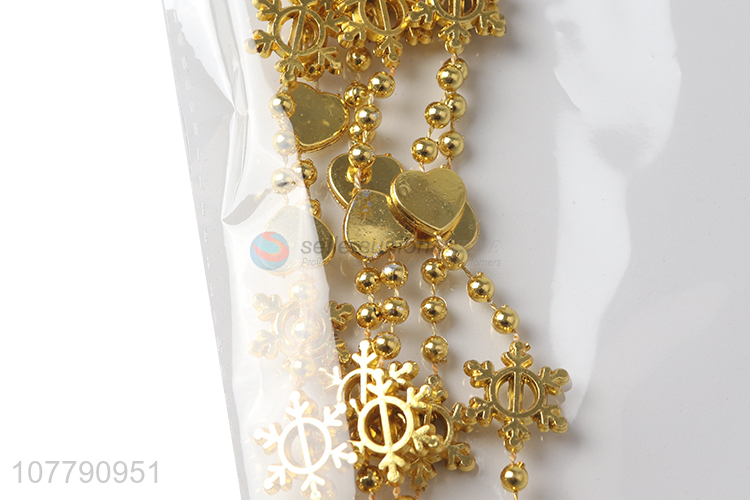 New style gold christmas tree beads ornaments for sale