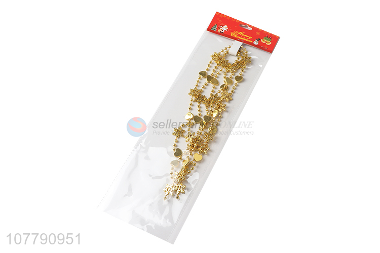 New style gold christmas tree beads ornaments for sale