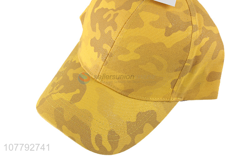 High Quality Glitter Camouflage Baseball Caps Fashion Hat