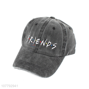 Good Sale Washed Embroidered Baseball Cap For Adults