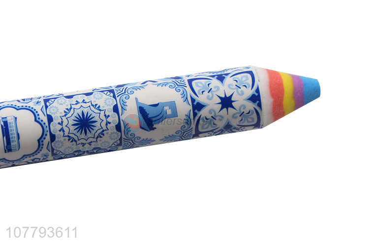 Unique Design Colored Pencil Shape Eraser For Sale