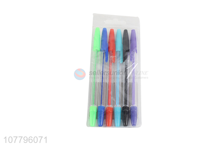 New Office Ballpoint Pen Student Multicolor Marker Pen