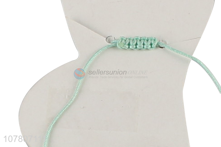 Factory wholesale decorative bead chain ladies anklet